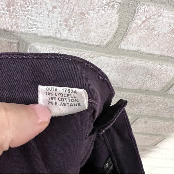 J Brand Super Skinny Jeans in Lacquered BlackBerry Size 25 - Picture 10 of 11